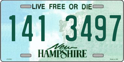 NH license plate 1413497
