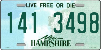 NH license plate 1413498
