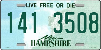 NH license plate 1413508