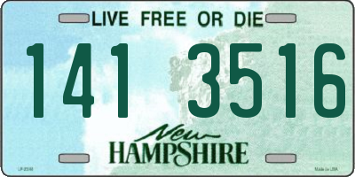 NH license plate 1413516