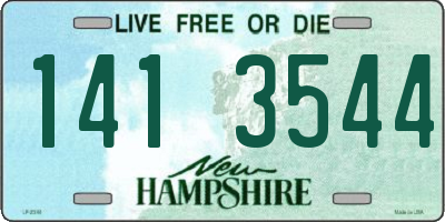 NH license plate 1413544