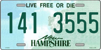 NH license plate 1413555