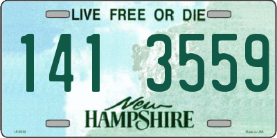 NH license plate 1413559