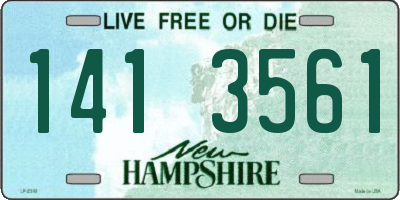 NH license plate 1413561