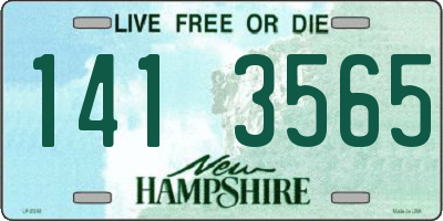 NH license plate 1413565