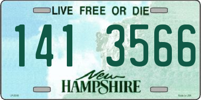 NH license plate 1413566