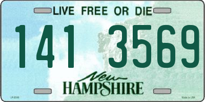 NH license plate 1413569