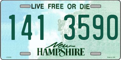 NH license plate 1413590