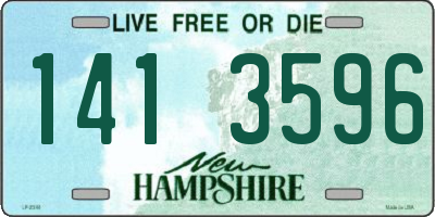 NH license plate 1413596