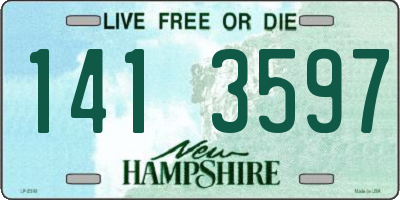 NH license plate 1413597