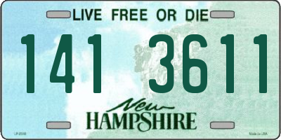 NH license plate 1413611