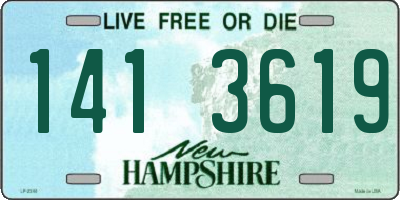 NH license plate 1413619