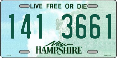 NH license plate 1413661