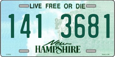 NH license plate 1413681