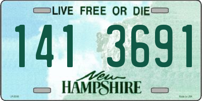 NH license plate 1413691