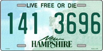 NH license plate 1413696