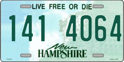 NH license plate 1414064