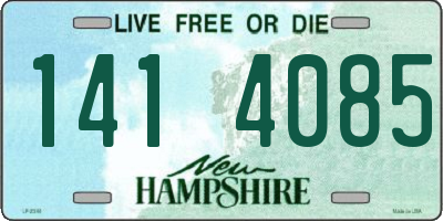 NH license plate 1414085