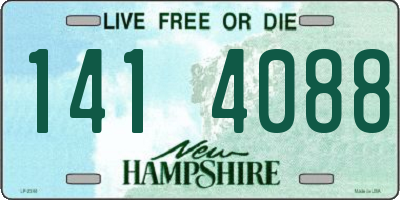 NH license plate 1414088