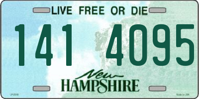 NH license plate 1414095