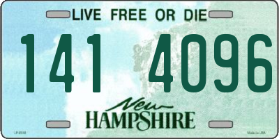 NH license plate 1414096