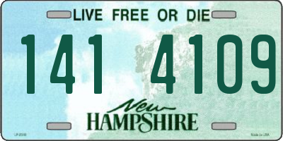 NH license plate 1414109