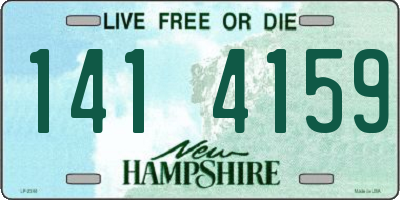NH license plate 1414159
