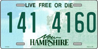 NH license plate 1414160