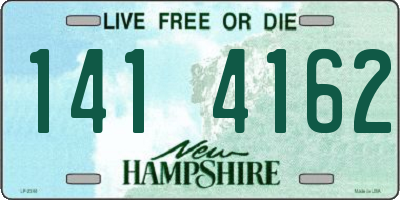NH license plate 1414162