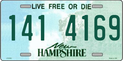 NH license plate 1414169