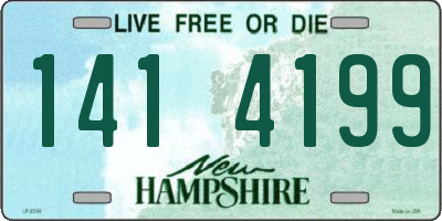NH license plate 1414199