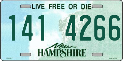 NH license plate 1414266
