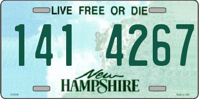 NH license plate 1414267
