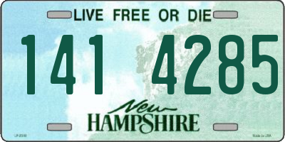 NH license plate 1414285