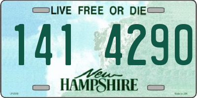 NH license plate 1414290