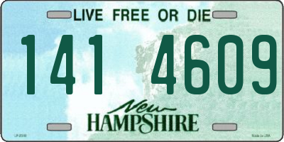 NH license plate 1414609