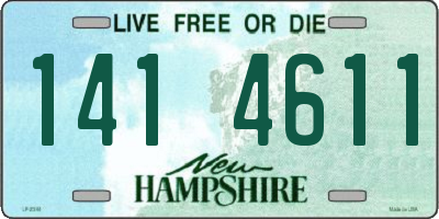 NH license plate 1414611