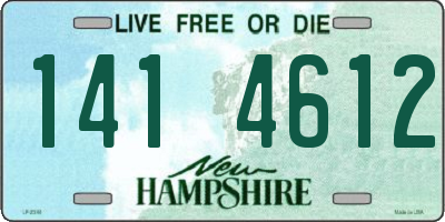 NH license plate 1414612
