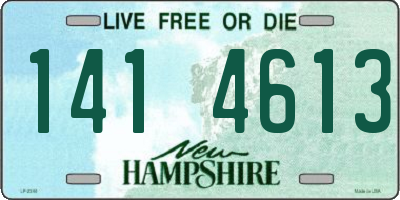 NH license plate 1414613