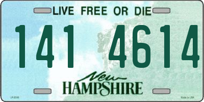 NH license plate 1414614