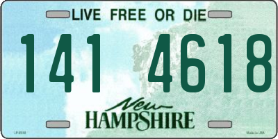 NH license plate 1414618