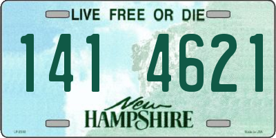 NH license plate 1414621