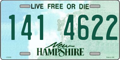 NH license plate 1414622