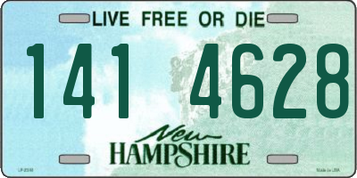 NH license plate 1414628
