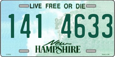 NH license plate 1414633