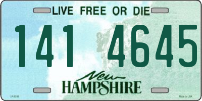 NH license plate 1414645