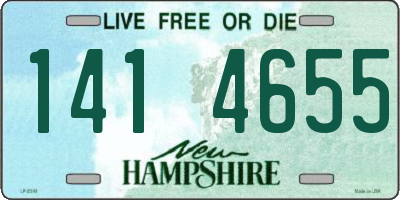 NH license plate 1414655