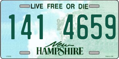 NH license plate 1414659
