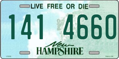 NH license plate 1414660
