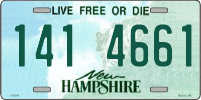NH license plate 1414661